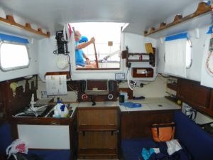 Cabin looking aft